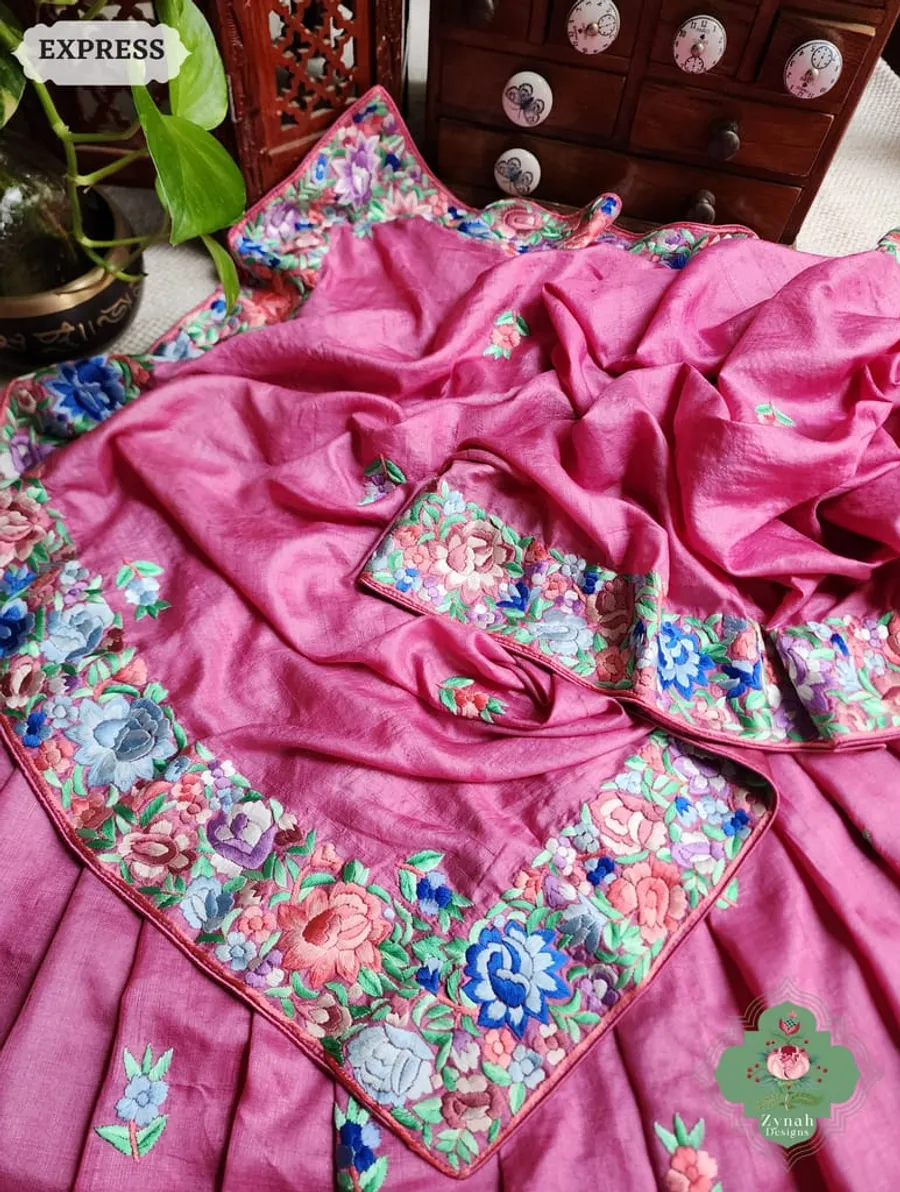 Handcrafted Pure Munga Tussar Silk Saree – Heritage Weave & Natural Sheen